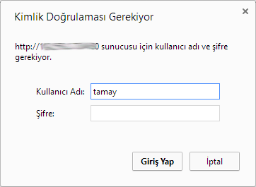 HFS download için şifre