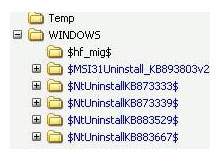 Windowstaki Uninstall klasörlerini otomatik silen .vbs