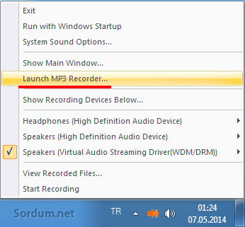 virtual audio streaming record