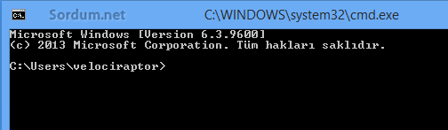 cmd kısıtlı yetki