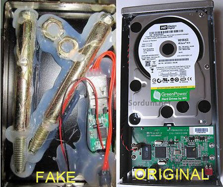 Sahte harici hdd