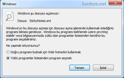 Program seç