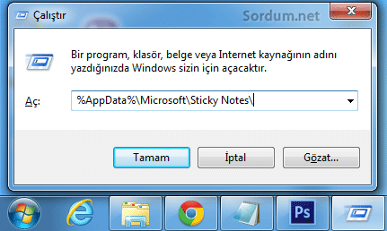 Silinen yapışkan not u kurtaralım