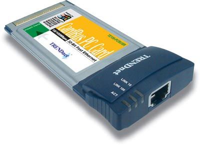 PCMCIA Ethernet Kartı