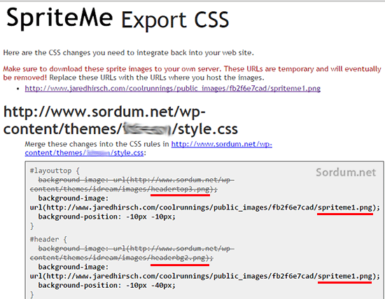 export css - css sprite
