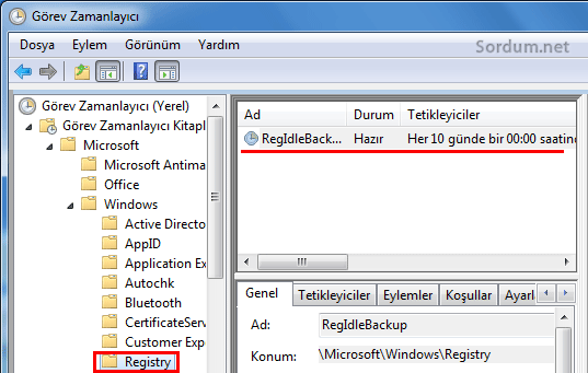 Regback yedegi kaç günde bir alınır