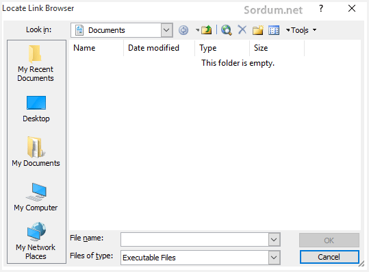 locate link browser