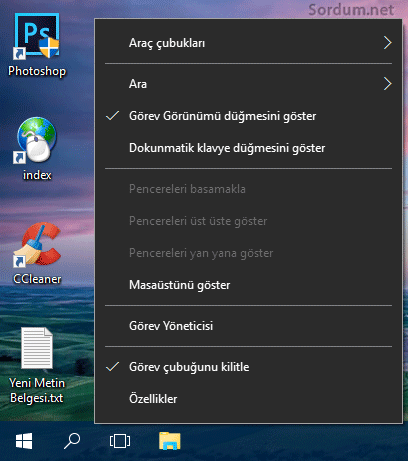 siyah menü