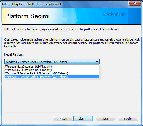 ieak platform seçimi