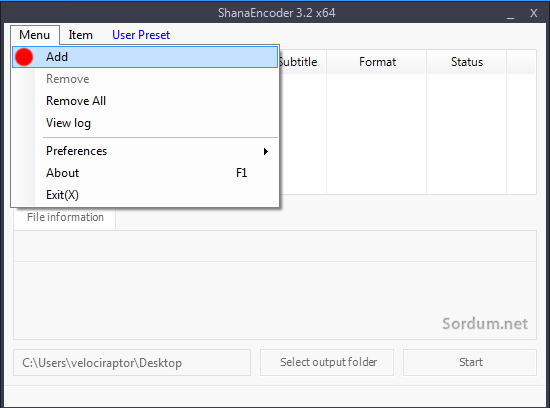 shanaencoder add
