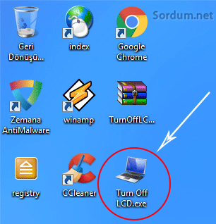 turn off lcd