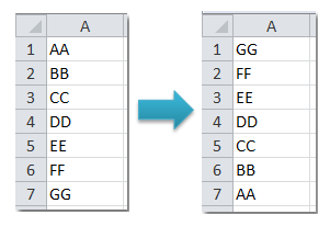 excelde sondan başa sıralama excelde sondan başa sıralama