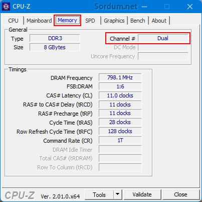 Cpu-z dual channel