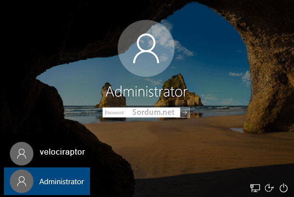 gizli admin hesabından giriş