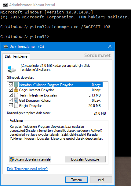 Sageset komutu