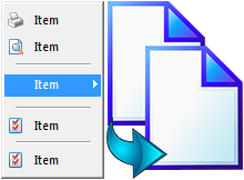 Sağ tuşa Dosya listesini kopyala
