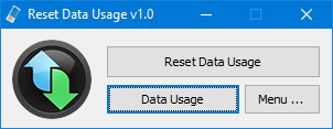 Reset data usage