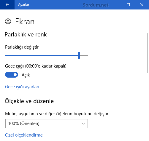gece ışığı butonu çalışmaya başladı