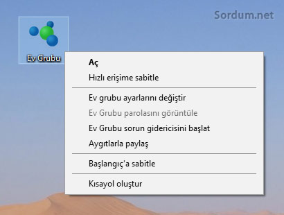 Ev grubu ikonu