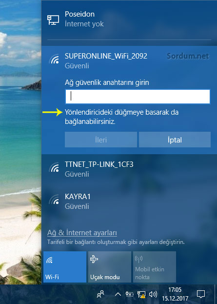 wps ile internete bağlanma