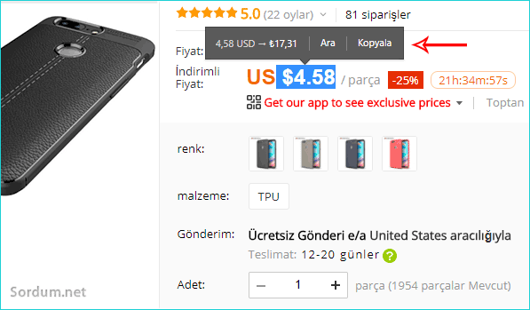 Opera Para birimini otomatik çevirdi