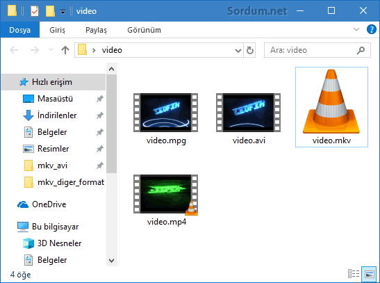 Video format çeşitleri