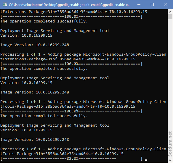 Windows home sürümüne gpadit.msc kuralım