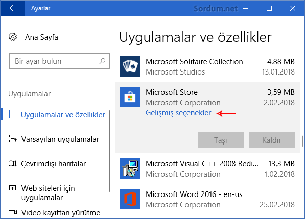 Uygulama ve Özellikler