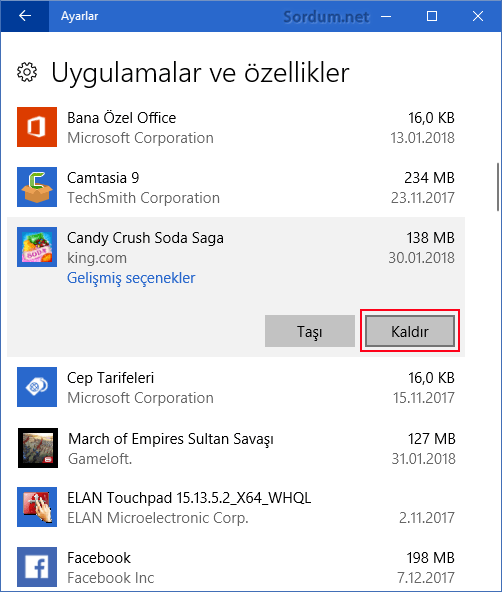 windows 10 daki gereksiz uygulamalar