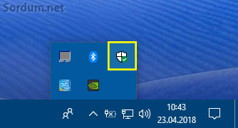 Windows defender ikonu