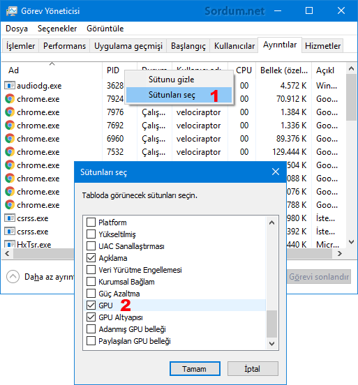 Tabloda GPU