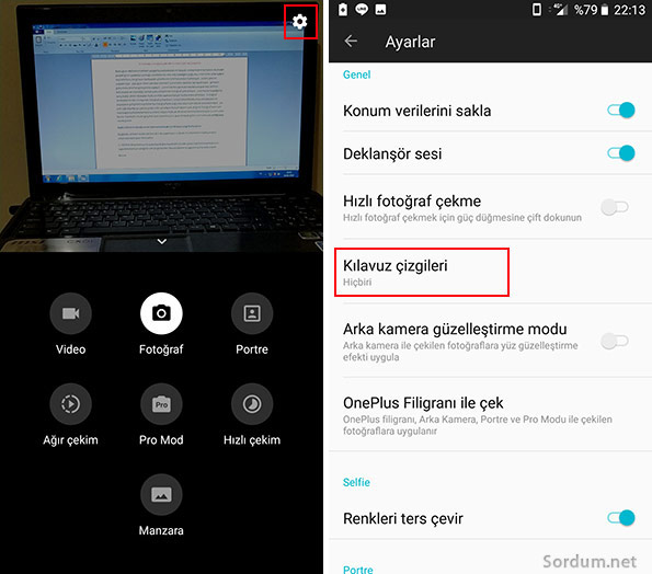 Fotoğrafta kılavuz çizgileri