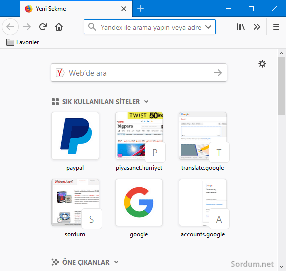 firefox varsayılan anasayfa firefox varsayılan anasayfa