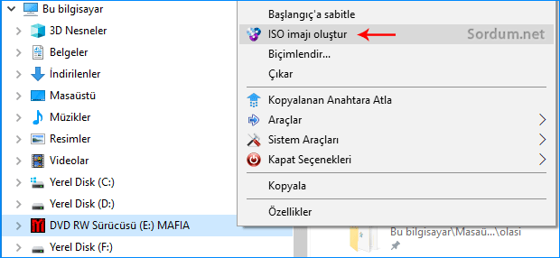 Oyun DVD sinden ISO yapmak
