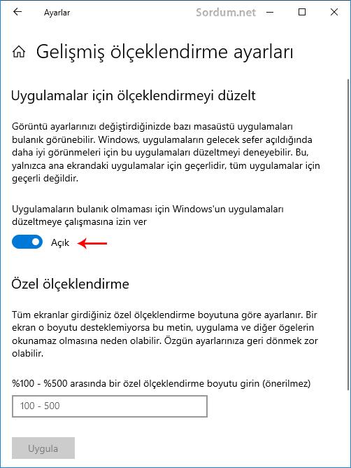 Bulanıklık düzeltmesi