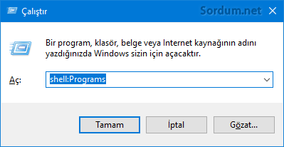 çalıştır shell komutları