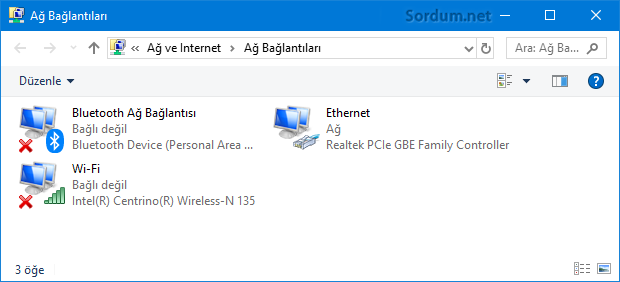 Ağ bağlantıları