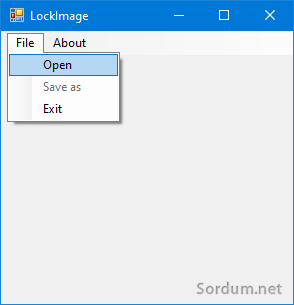 LockImage arayüzü