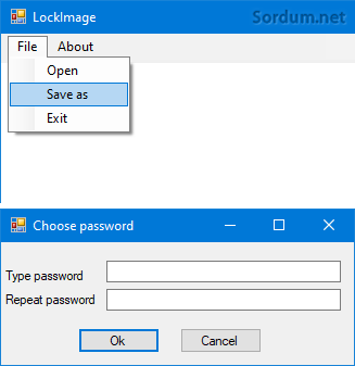 LockImage şifre ekranı