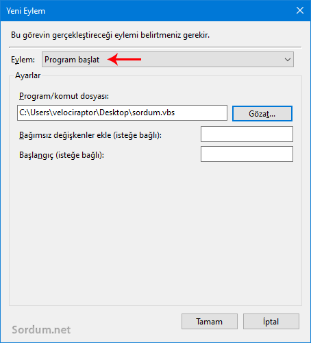 gpedit.msc yeni eylem