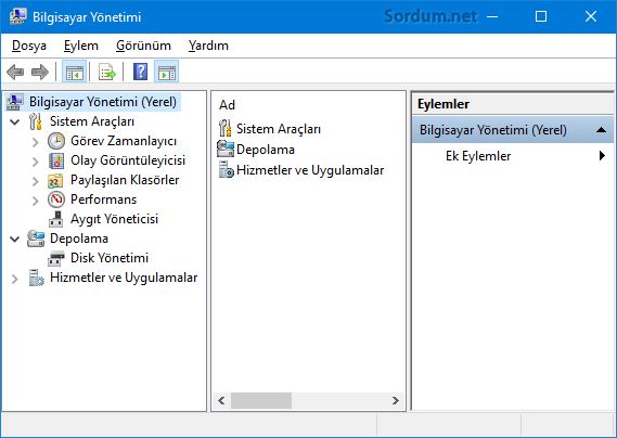 Bilgisayar yönetimi