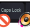 Caps lock tuşu devre dışı