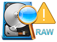 Bellek veya Harici disk RAW oldu