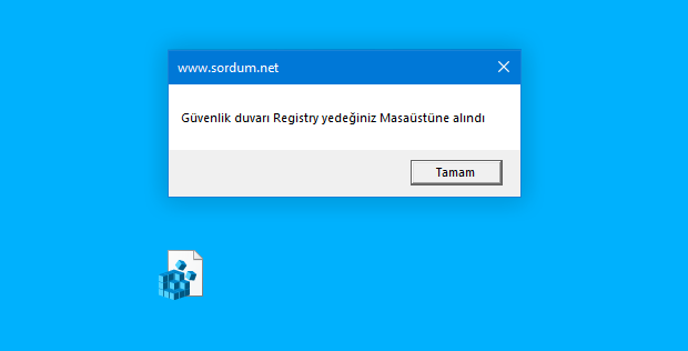 vbs ile firewall kurallarını yedekle