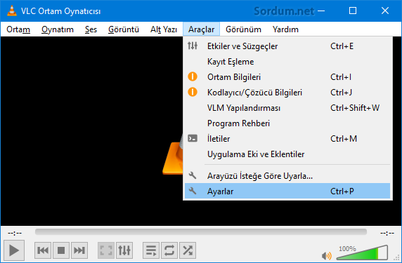 vlc ayarlar