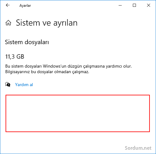 Sistem ve Ayrılan