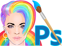 Photoshop ile saç rengi değiştir