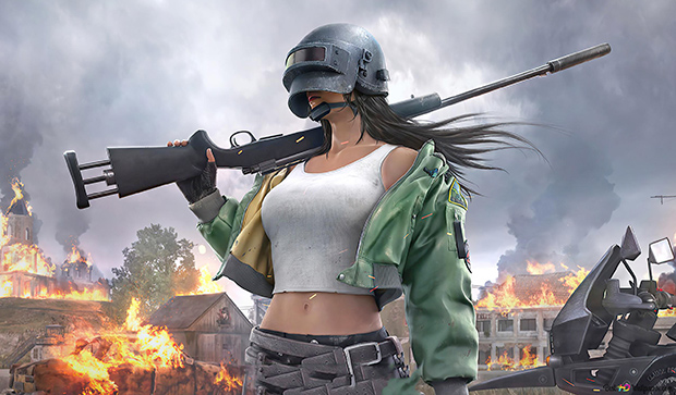 pubg oyunundan bir sahne