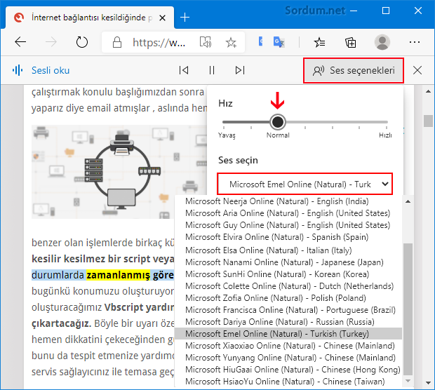 EDGE Türkçe okusun