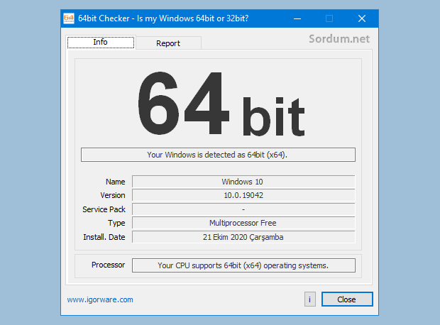 64bit checker